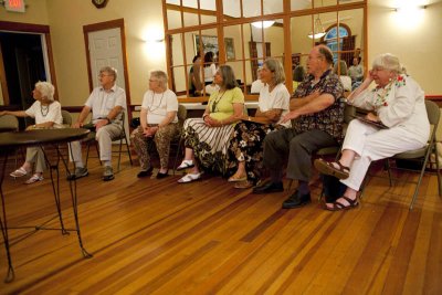 The group listens to reVerse....