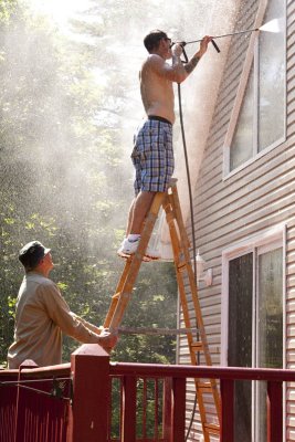 Good thing there's water cause it's hot outside! Thank you, Clay!