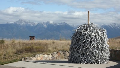 We check in at the Bison Range.