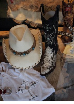 The we head for Whitefish to visit the rhinestone cowboys.