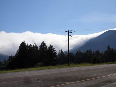 Clouds still hang in the...