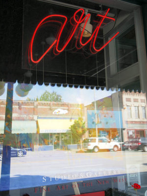 ....Art galleries and..