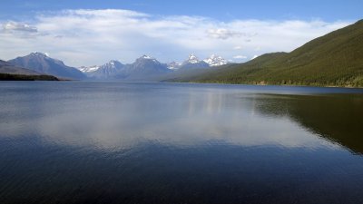 ....and the lake is settling down for another day.