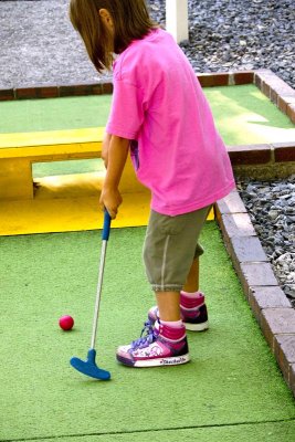August 7: It's time to play mini-golf...