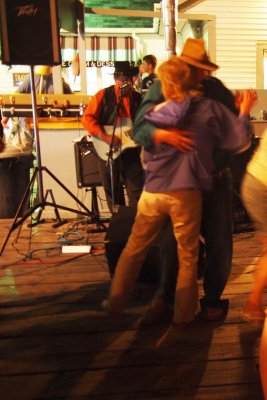 Dancers on the dock.