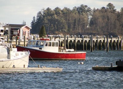 Jan. 3: Camden lobster boat.