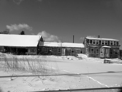 A Lincolnville house is pretty in it's decay.