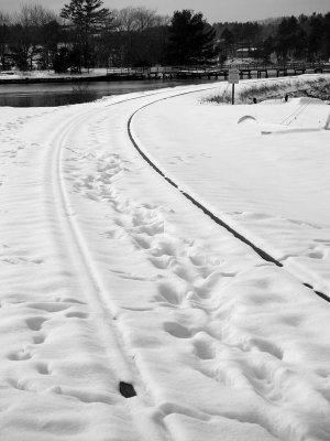 ....by the river and the RR tracks.
