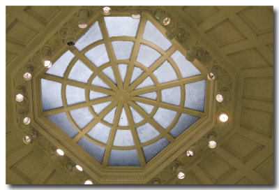 This skylight lights General Grant (left).