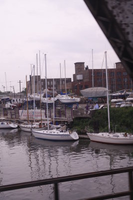 we start seeing boats and...