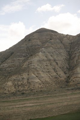 And the topography changes again for a time.