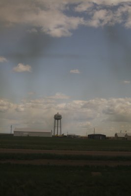 Then we see rain approaching. The sky is so big and wide that you can...
