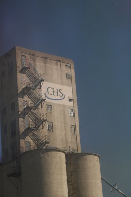 More grain elevators....this one with a fire escape!