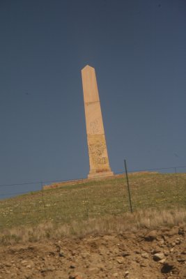 ....Monument sits on the Blackfeet Indian...