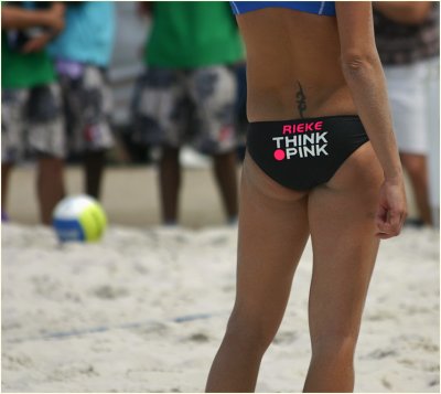 Think pink-Beach volley