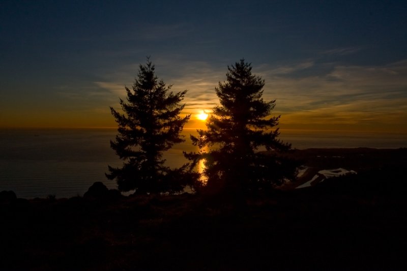 Sunset over Bolinas