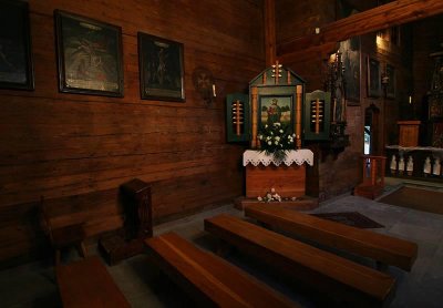 wooden church in Sekowa