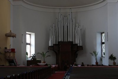 organ in cathedral in Cegled