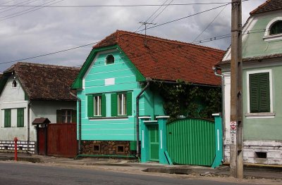 Colours in the Saxon Village Cristian,Romania