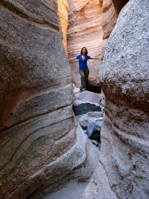 Tracy at Tent  Rocks