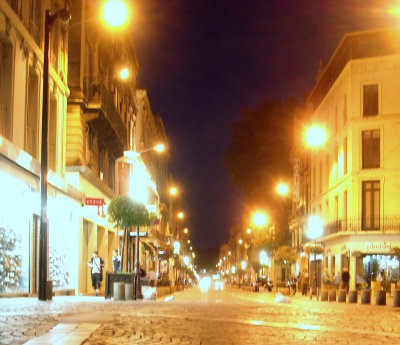 Streets of Avignon at Night