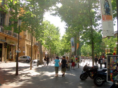 Cours Mirabeau. Aix-en-Provence