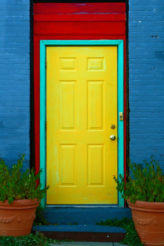 Colorful Door on 95 Johnson Park