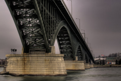 Overcast Peace Bridge