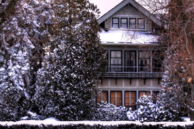 Chapin Parkway With Fresh Snow