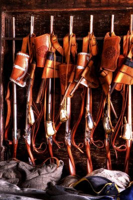 Muskets All In A Row