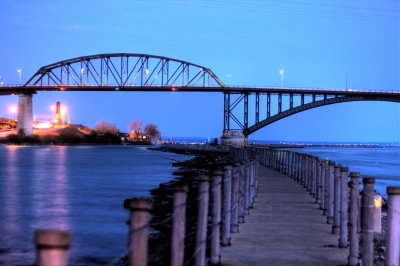 Peace Bridge From Nowak Pier