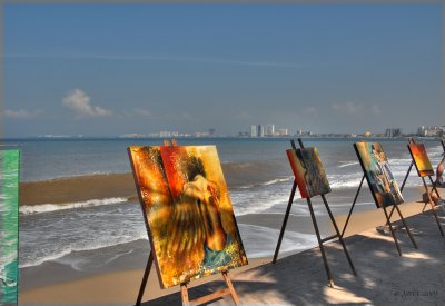 gallery on the beach