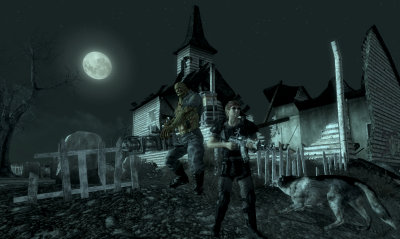 Midnight Churchyard