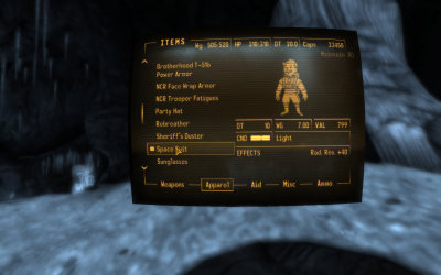 PipBoy viewed in LiteBrite Mode