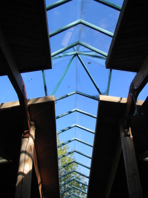 The cross shaped skylight