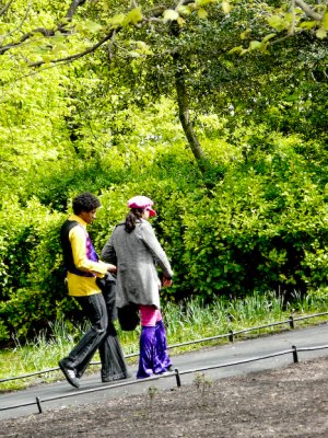 colourful couple