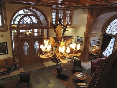 Lobby of the Wyoming Inn