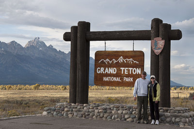 Grand Teton park southern boundary