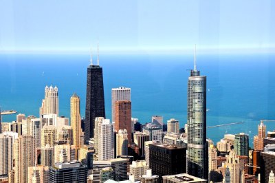 Trump Tower and John Hancock Building