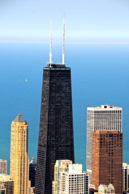 A shaped John Hancock Building