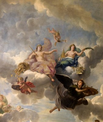 Chateau De Versailles - ceiling painting