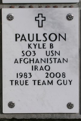 Kyle Paulson USN, Ft. Rosecrans, April, 2008