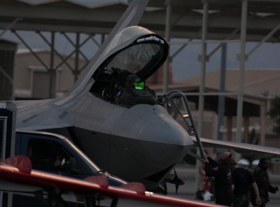 F-22, Nellis AFB