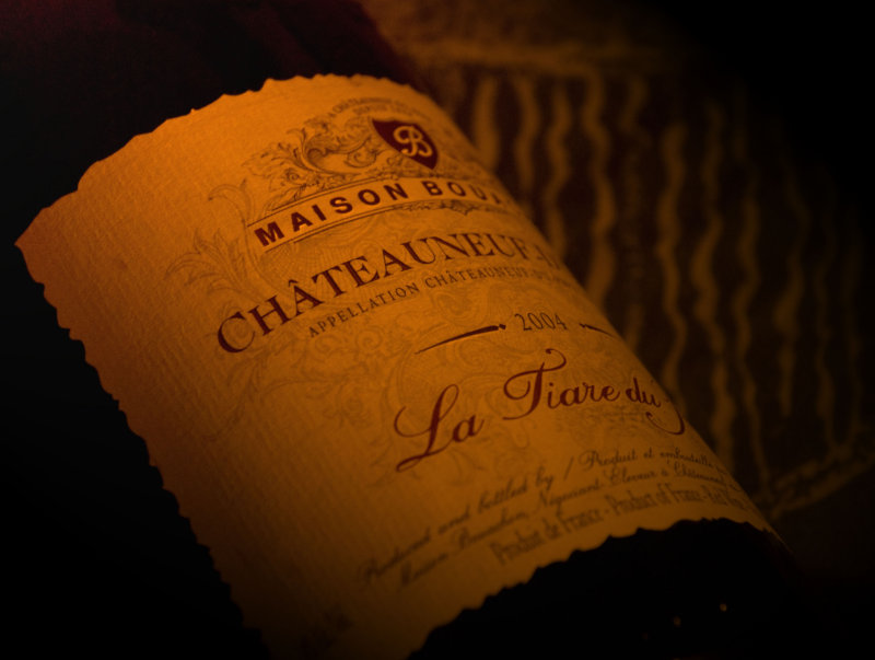 Fancy a glass of Chateauneuf