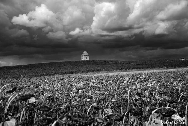 Tower on a hill somewhere in France