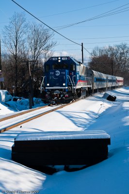 Train 1830 at Danbury, Ct.