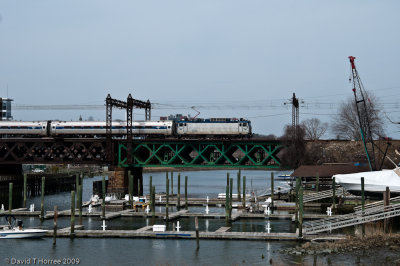 Amtrak 56 at WALK Bridge