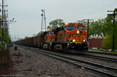 BNSF 5874 East at Downers Grove, Ill.