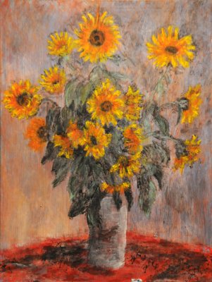 Sunflowers (Monet study)