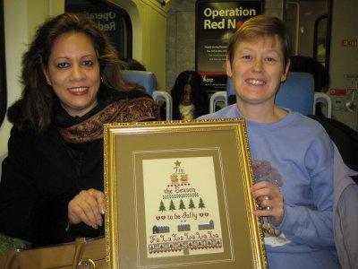 Dec 2007 Raffle on train raised $205 for ViewsON